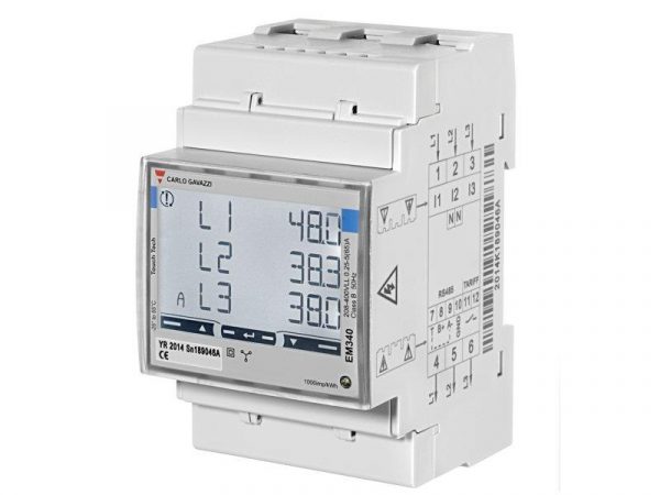 Carlo Gavazzi EM340 třífázový chytrý elektroměr pro Wallbox